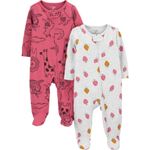 Pijamas Simple Joys para Bebé Niña – Pack de 2 (0‑3 meses)