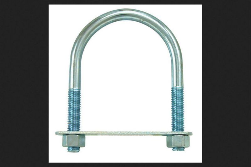 Perno en U HAMPTON con rosca gruesa de acero galvanizado de 1 cm x 65 cm