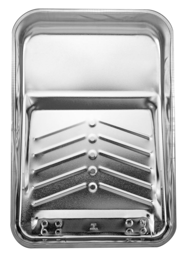 Bandeja Profunda para Pintura Wooster R405-13 de 13" de Brush Company Capacidad de 3 Cuartos Plateada