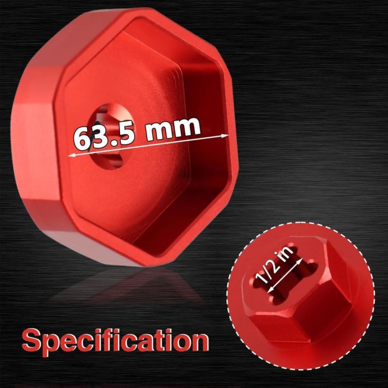 Llave de aluminio de 635 mm para tapón de eje de remolque KPALAG
