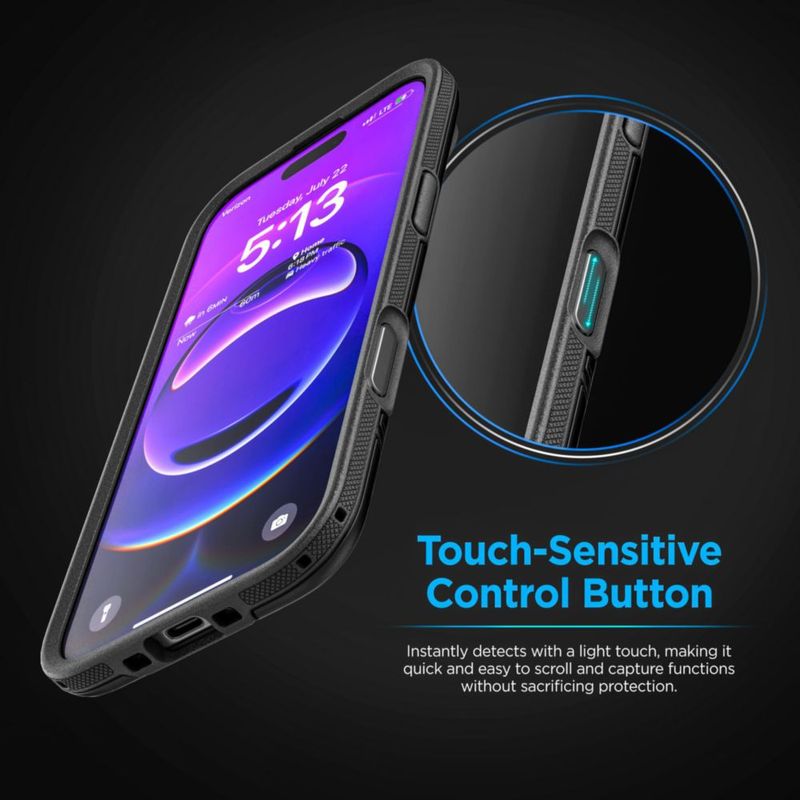 Funda ENCASED iPhone 17 Pro Max Rebel Armor Negra