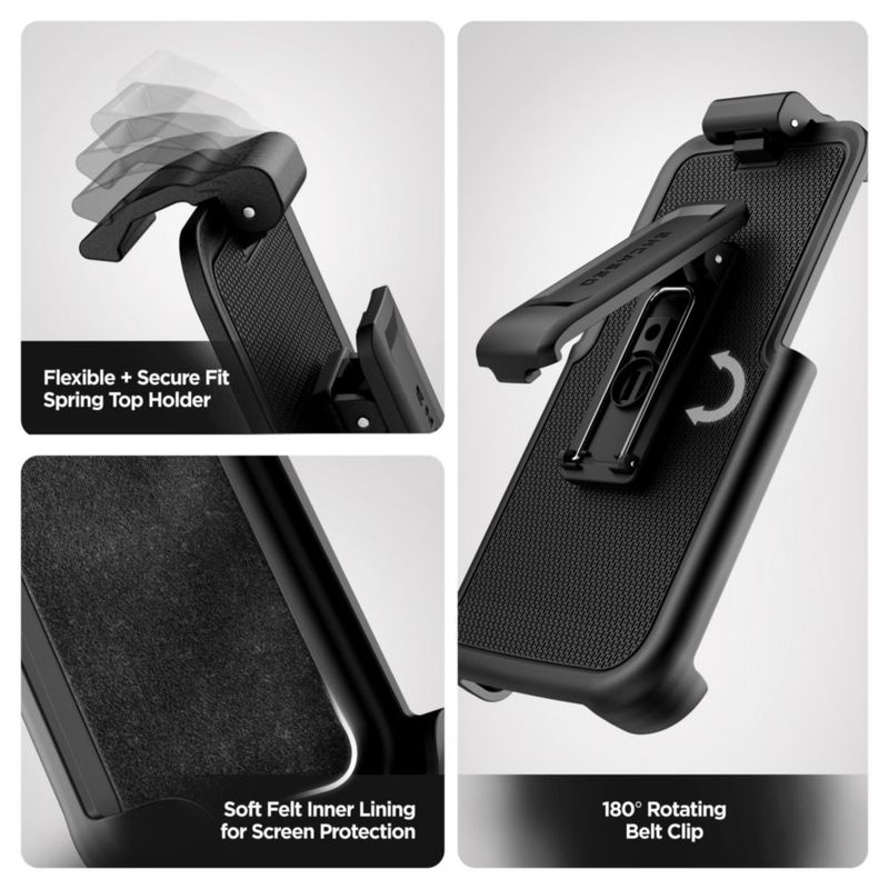 Funda ENCASED iPhone 17 Pro Max Rebel Armor Negra