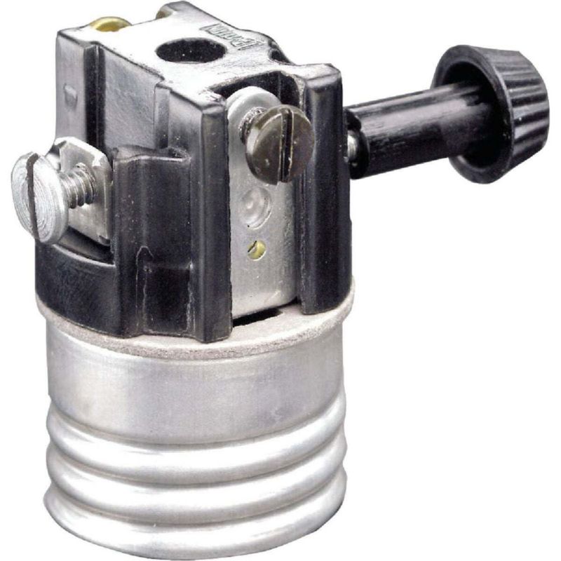 Casquillo de bombilla Leviton VA-HP008 de 2 circuitos fenólicos