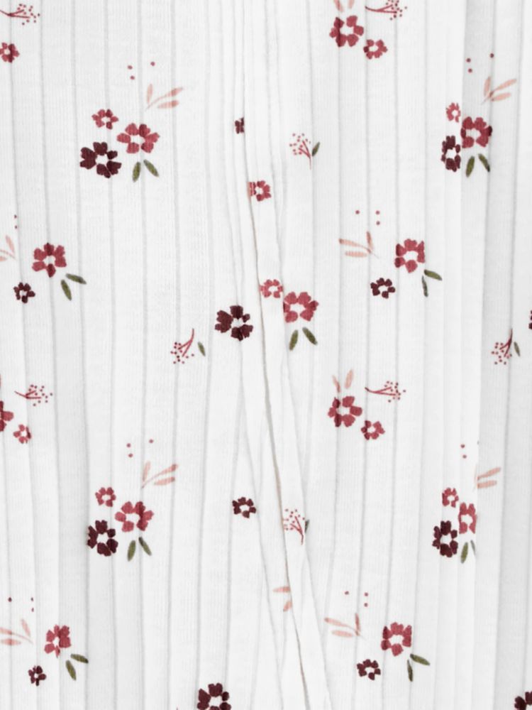 PAJAMAS Simple Joys para Niña Bebé – Pack de 2 – Talla Recién Nacido – Ciruela/Floral