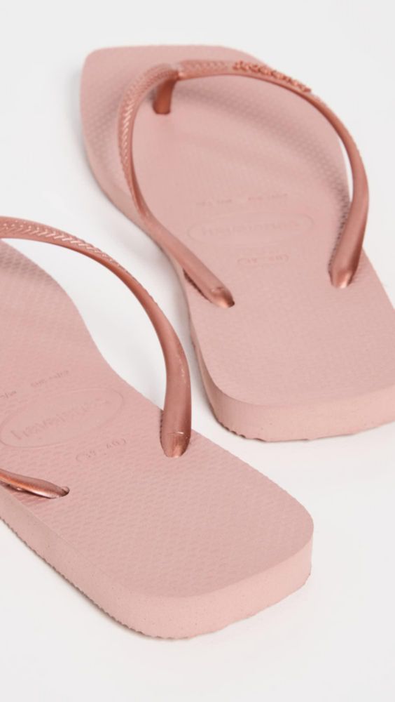 Sandalias Havaianas Slim Square Crocus Rose US 7-8