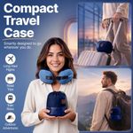 Almohada de viaje ComfyNap 9 posiciones de espuma viscoelástica Zeus