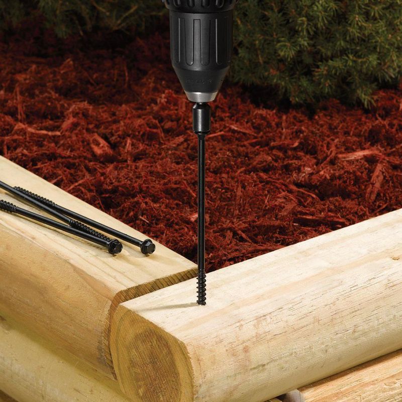 Screw FastenMaster FMTLOK06-50 TimberLok 15 cm paquete de 50 unidades negro
