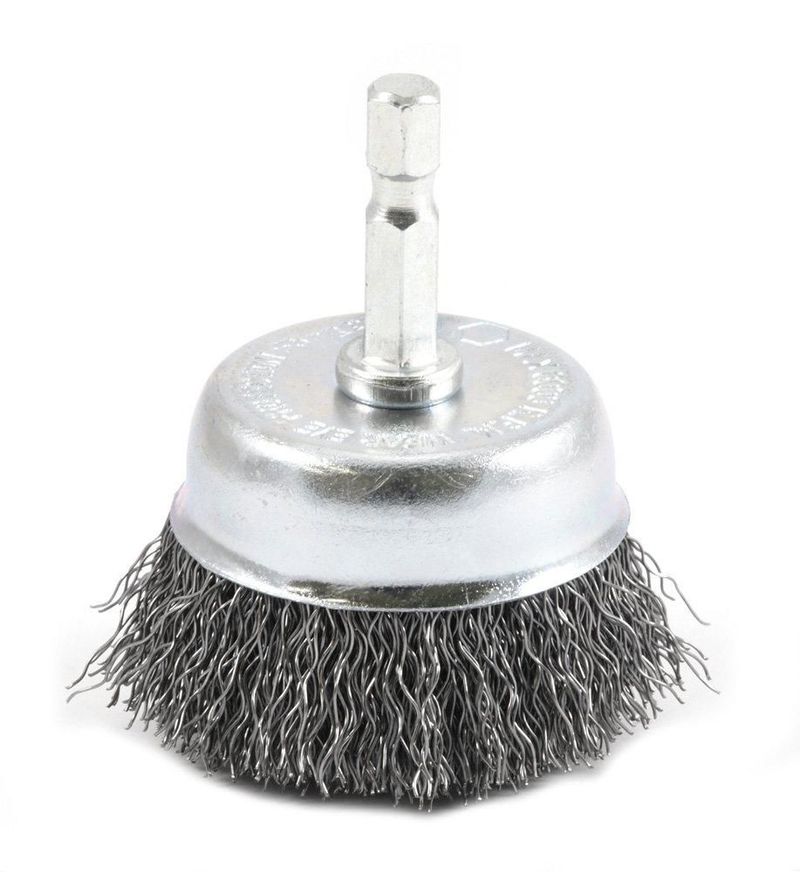Cepillo con forma de copa de alambre Forney 72729 grueso rizado 5 cm