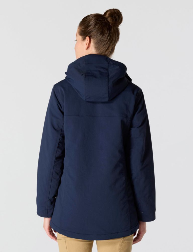 Abrigo Carhartt Camden para mujer talla M azul marino