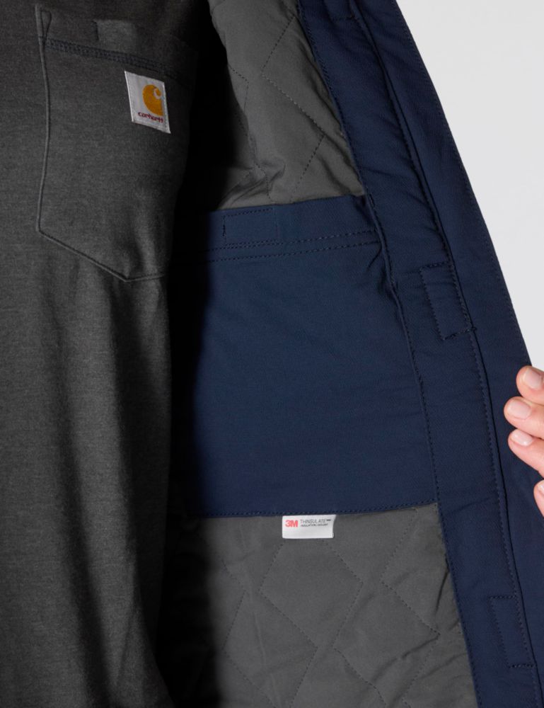 Abrigo Carhartt Camden para mujer talla M azul marino