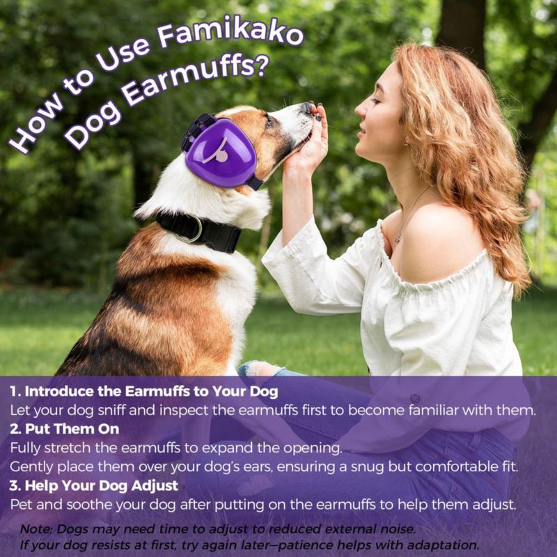 Orejeras con cancelación de ruido para perros Famikako