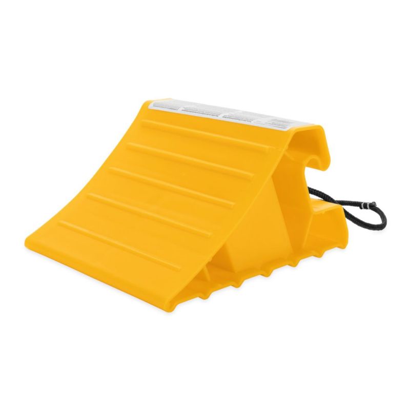 Limitador de Rueda para Remolque Camco 25x21x14 cm con Asa de Cuerda