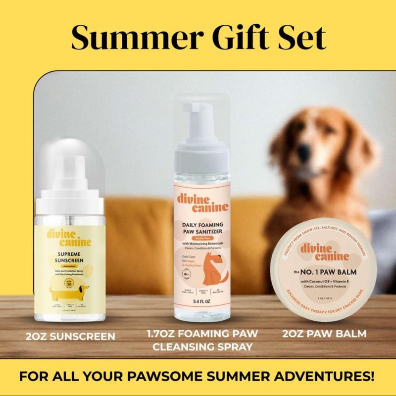 Kit de Protector Solar Divine Canine SPF 30 – Set de Regalo