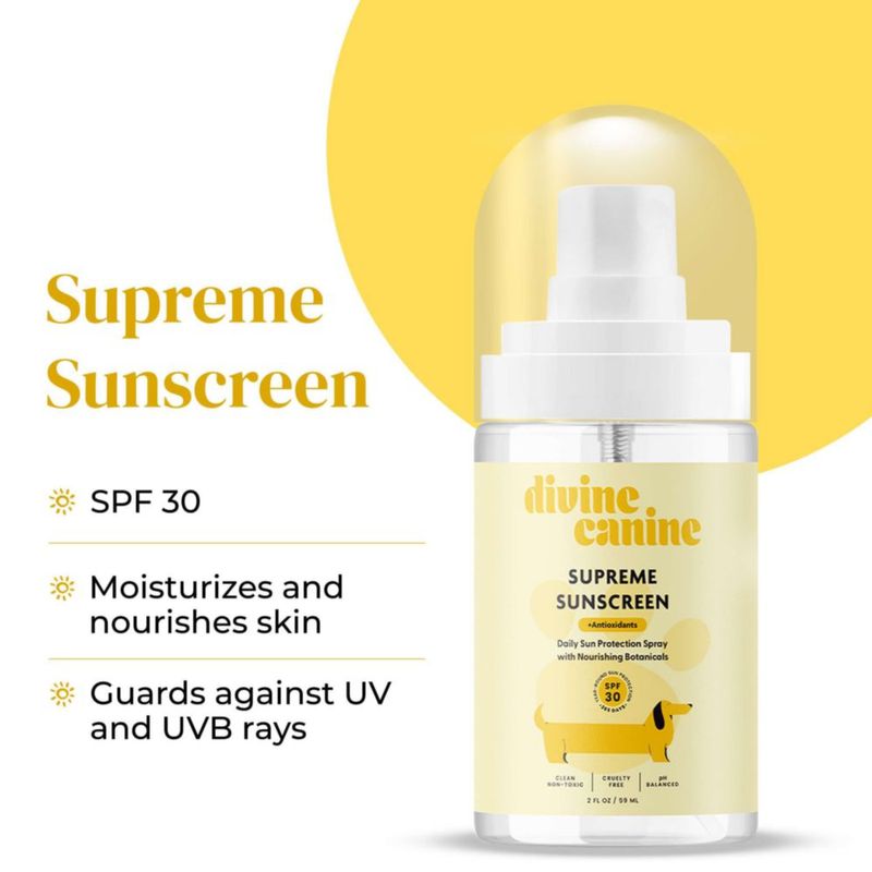 Kit de Protector Solar Divine Canine SPF 30 – Set de Regalo
