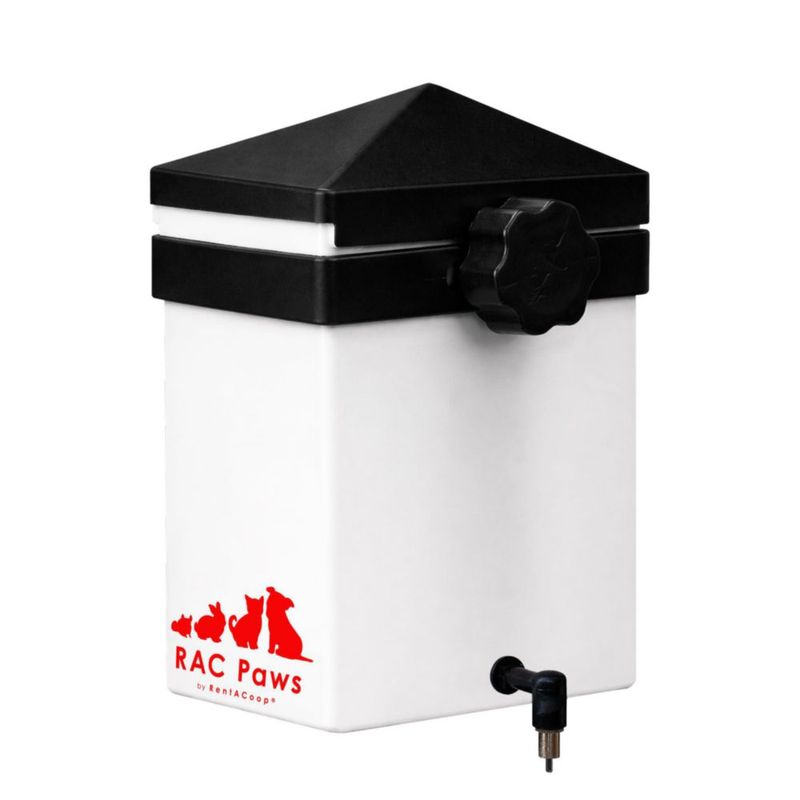 Bebedero para Animales RentACoop 2 L sin Goteo con Boquilla de Latón