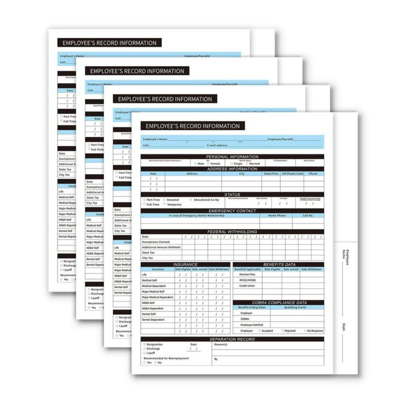 Carpeta de archivo FENTASY 9.5x11.5 pulgadas paquete de 25 confidencial