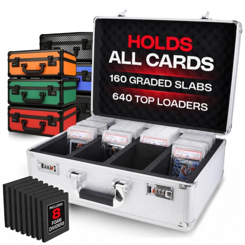 Caja de Almacenamiento para Cartas VALUN 160+ Premium con Slabs Graduados