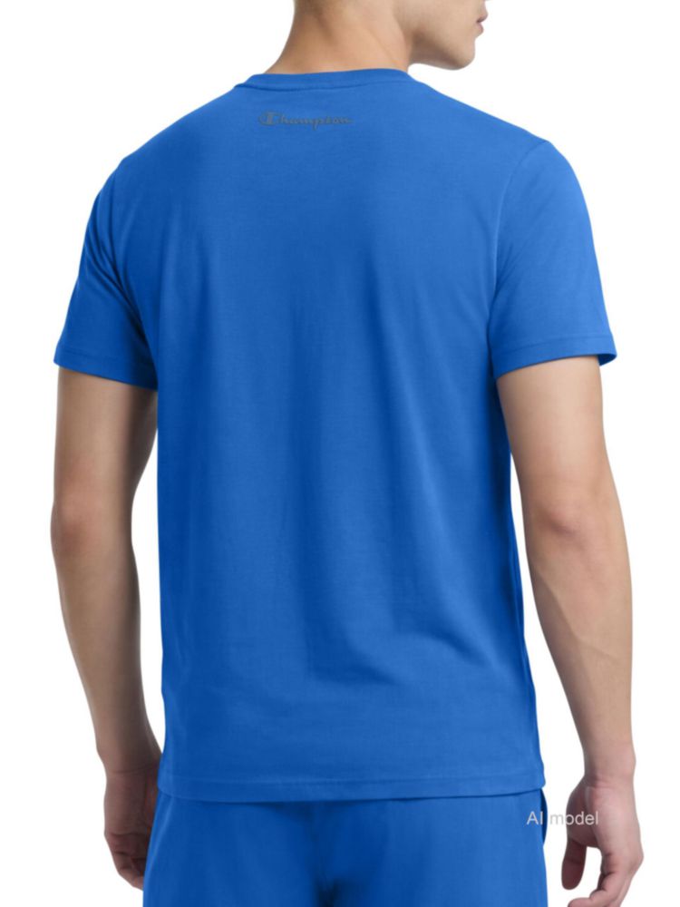 Camiseta Champion Classic Azul Nebulosa Talla Grande