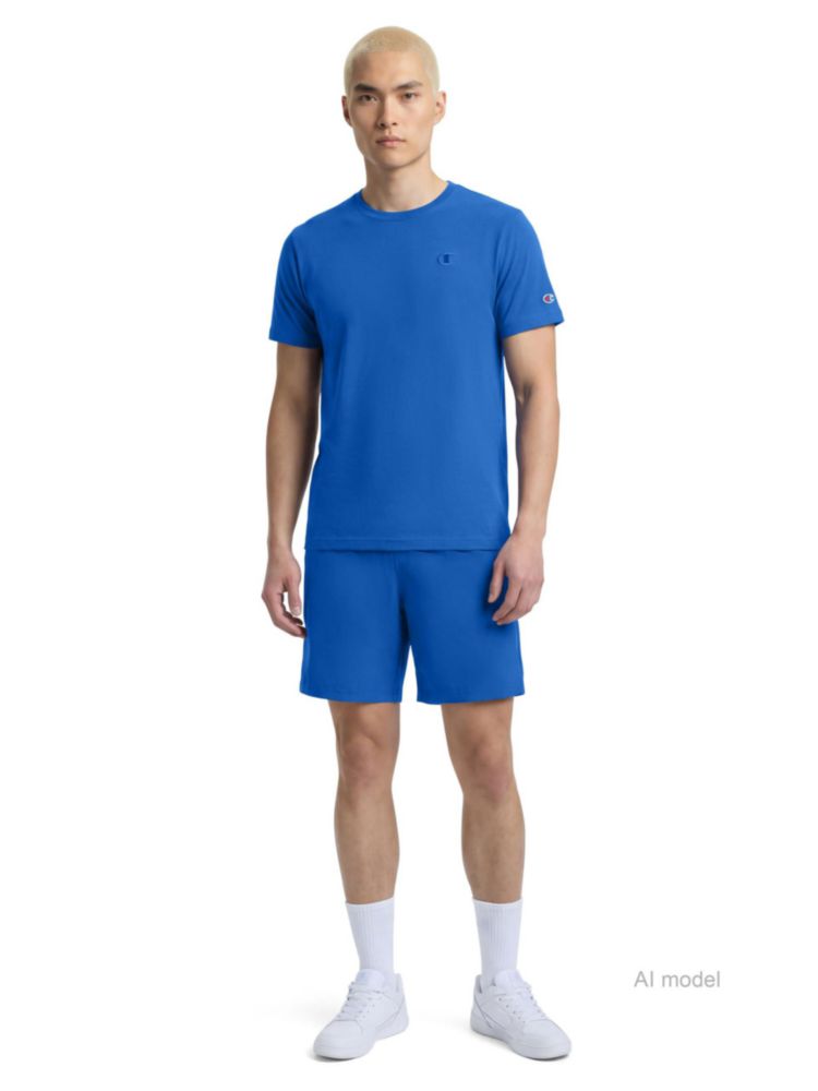 Camiseta Champion Classic Azul Nebulosa Talla Grande