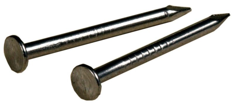 Uñas de alambre Hillman de acero inoxidable 17GA 32 cm