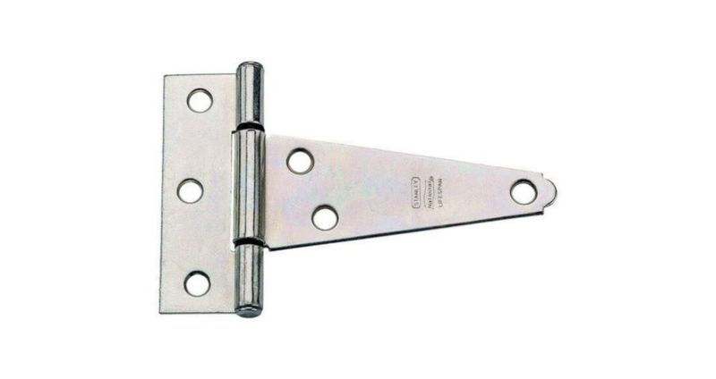 Hinge National Hardware B286 de 10 cm chapada en zinc muy resistente