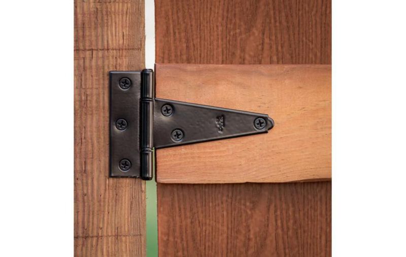 Hinge National Hardware B286 de 10 cm chapada en zinc muy resistente