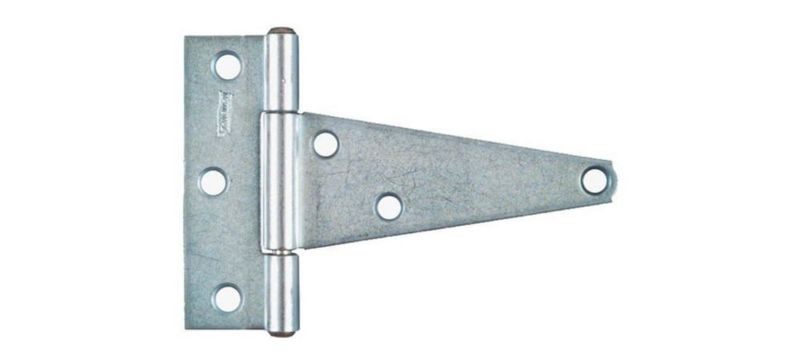 Hinge National Hardware B286 de 10 cm chapada en zinc muy resistente