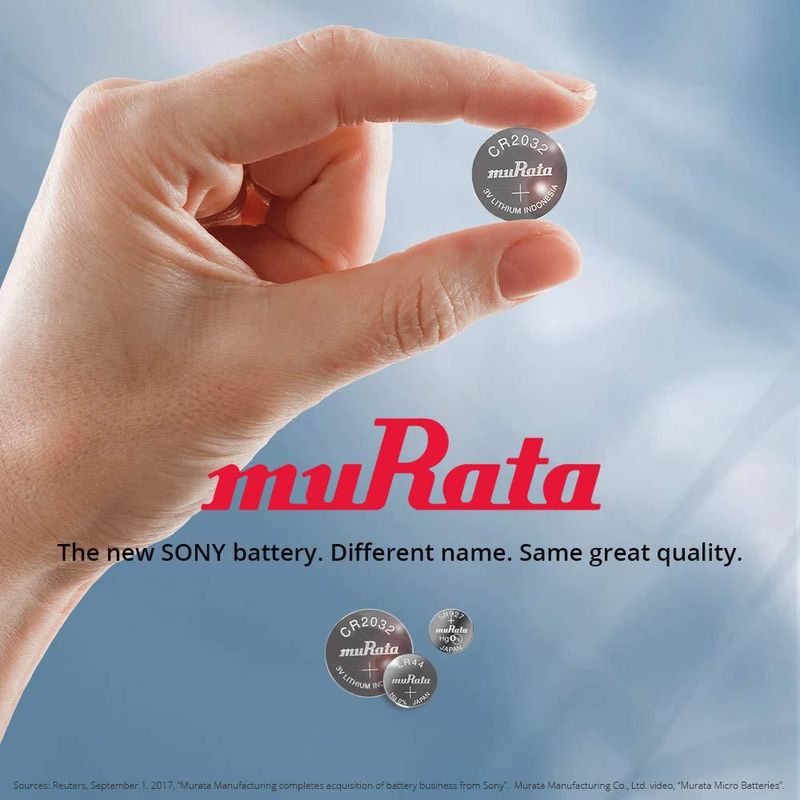 Batería Murata SR527SW 155 V óxido de plata (paquete de 10)