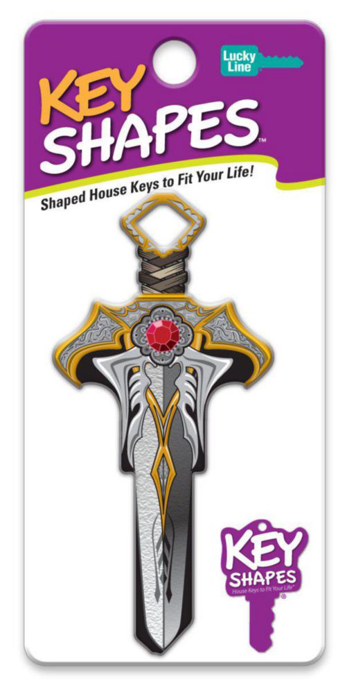Key Blank Lucky Line Kwikset Daga en forma de llave