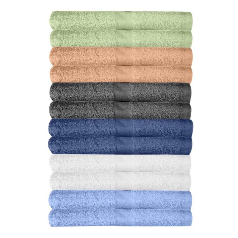 Paños de lavado KAHAF COLLECTION 30 cm Pack de 12 Multicolor