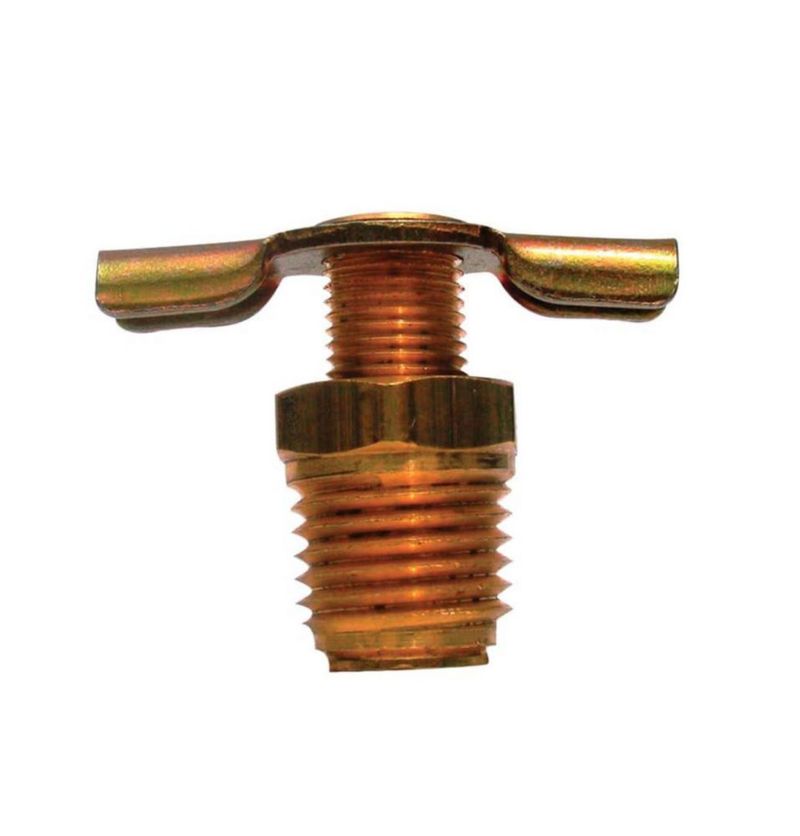 Válvula de drenaje con aguja HOMEPLUS+ 6jc052102421016 latón 1/8 pulgadas