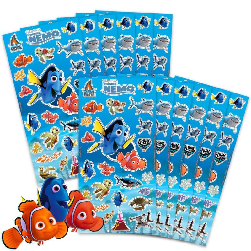 Set de 12 pegatinas Disney Buscando a Nemo