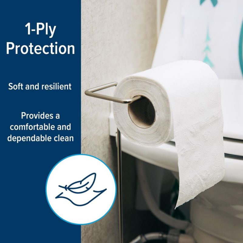 Papel higiénico Camco 4 rollos 1 capa seguro para vehículos sépticos