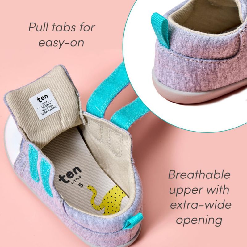 Zapatos de bebé Ten Little de algodón zapatillas aprobadas por APMA