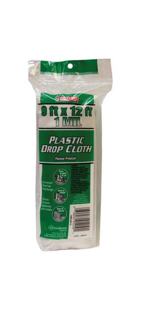 Tela protectora de plástico Berry Plastics HS001 274 x 366 cm 1 mil