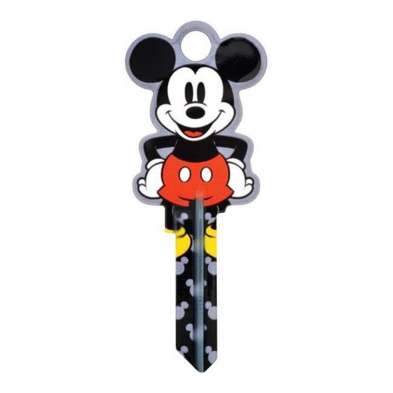 House Key Hillman Disney Mickey Mouse de latón de doble cara