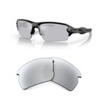 Gafas de sol Oakley Flak 2.0 59 mm polarizadas color cromo