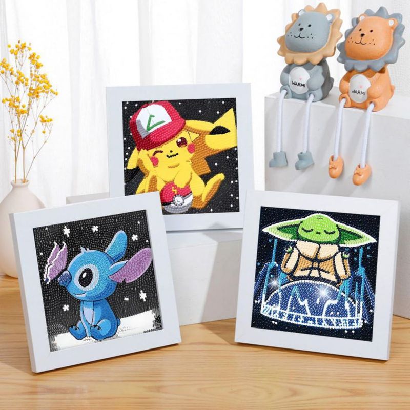 Kit de arte con diamantes Baiwanerxiang para niños de 8 a 12 años juego de 4