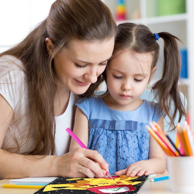 Kit de arte con diamantes Baiwanerxiang para niños de 8 a 12 años juego de 4