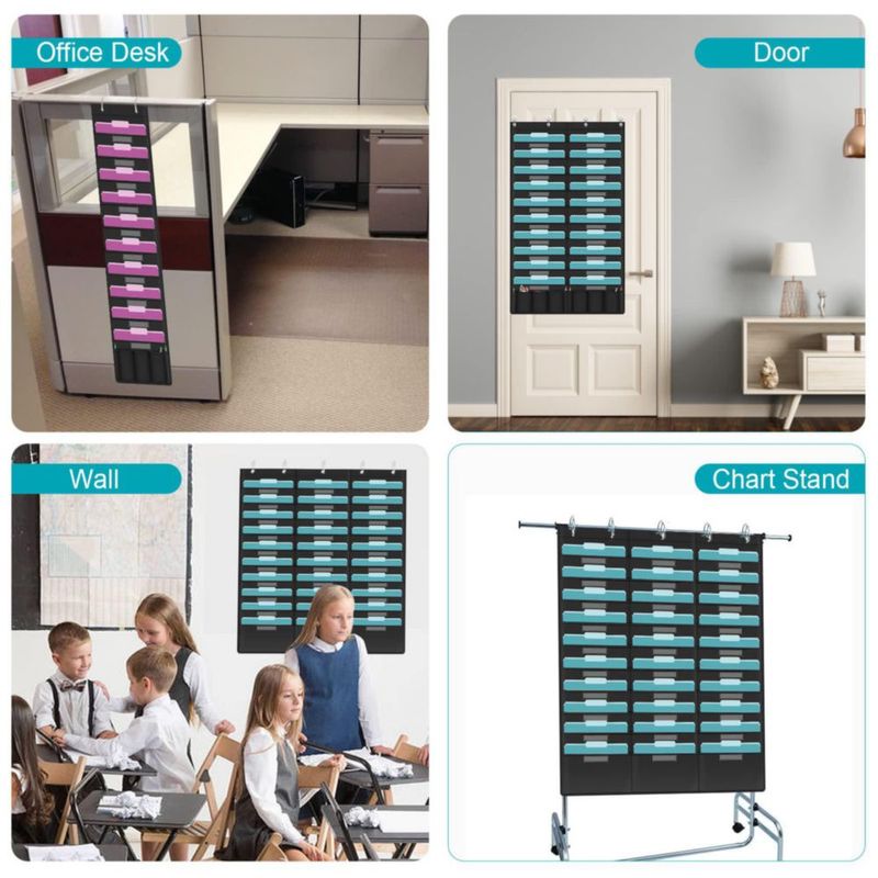Organizador de archivos KIKIGOAL de 30 bolsillos 120 x 106 cm