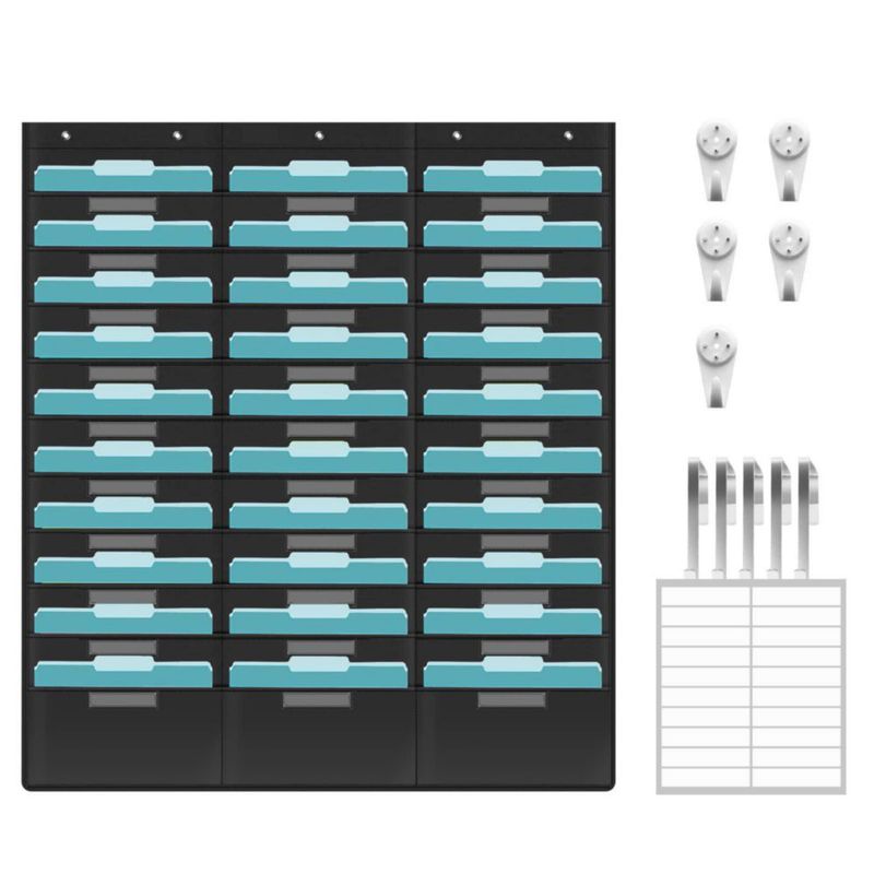 Organizador de archivos KIKIGOAL de 30 bolsillos 120 x 106 cm