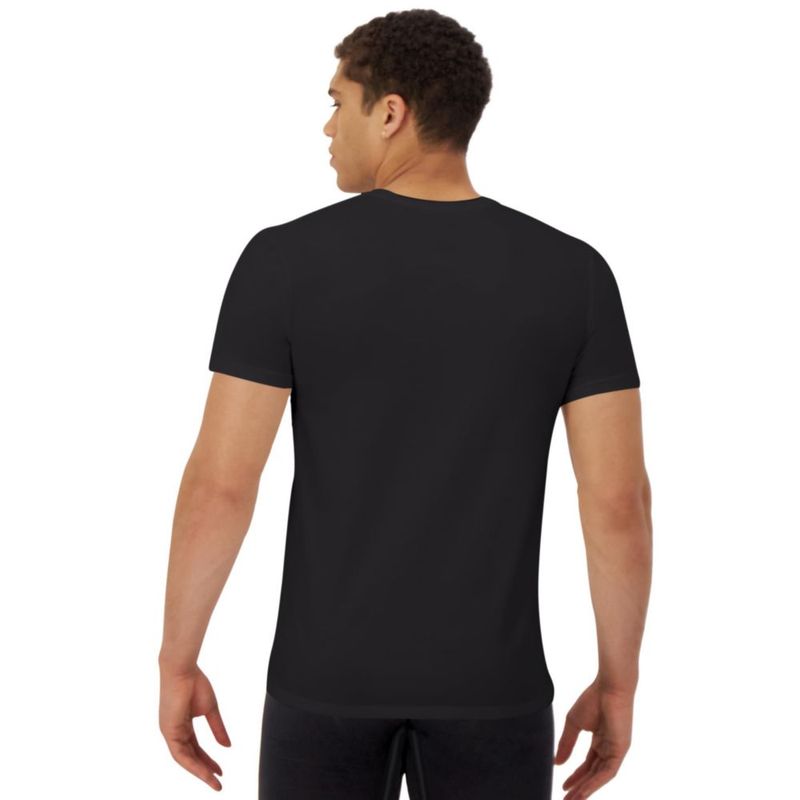 Camiseta interior Hanes Ultimate para hombre - Pack de 4 negras