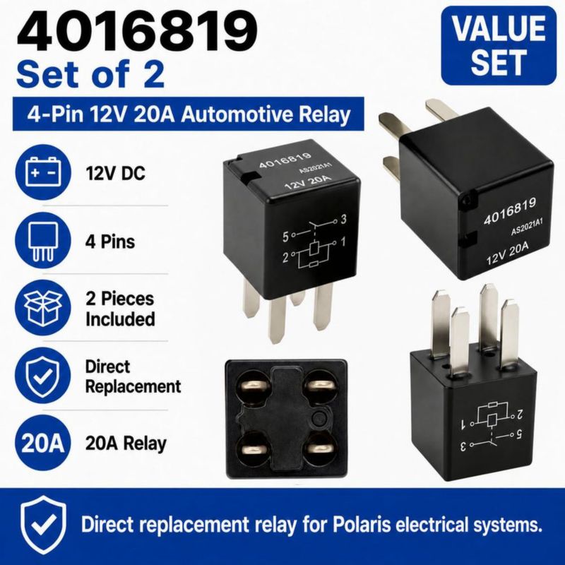 Relé Casalytics 12VDC 20A de 4 pines (paquete de 2)