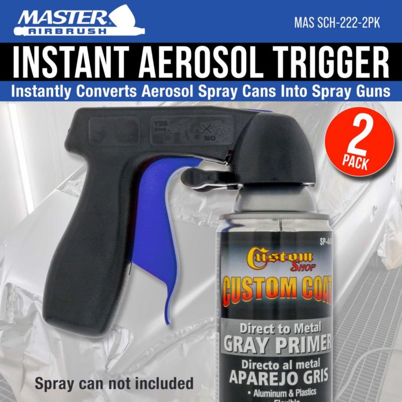 Mango Master Airbrush Pack de 2 con disparador para aerosol