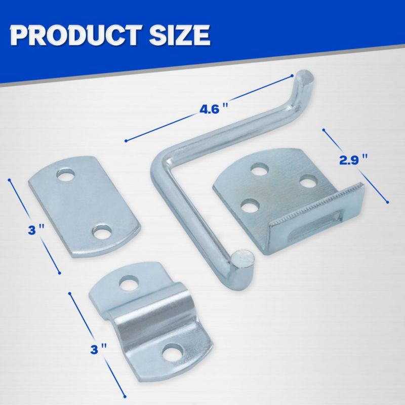 Cerrojo para portón Lonffery 12 cm de manija 8 cm de seguridad