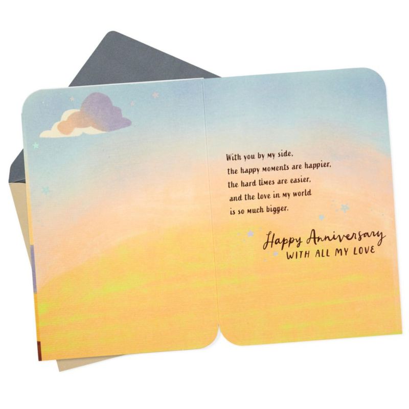 Tarjeta de aniversario Hallmark 14 cm para marido o novio