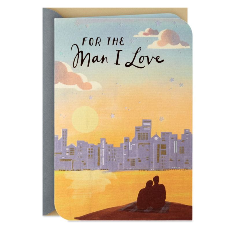 Tarjeta de aniversario Hallmark 14 cm para marido o novio