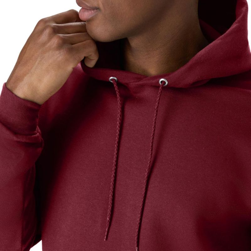 Sudadera con capucha Hanes EcoSmart Fleece - Talla M - Mulled Berry