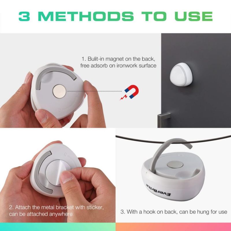 Luces táctiles EverBrite 3 unidades con control remoto LED