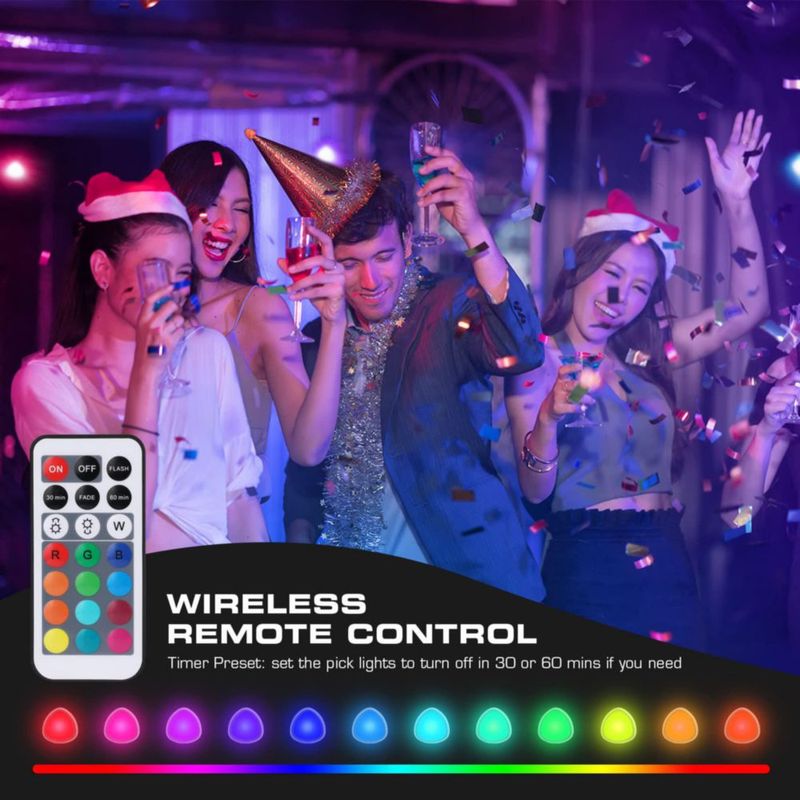 Luces táctiles EverBrite 3 unidades con control remoto LED